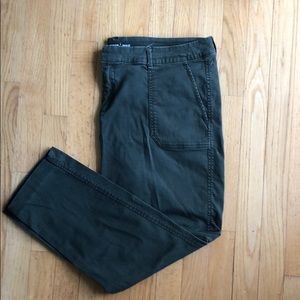 Army Green Pixie Pants from Old Navy